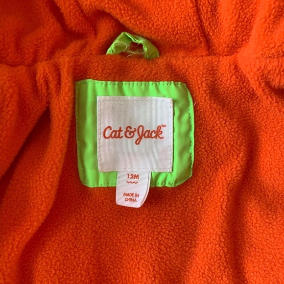 12M Dinosaur winter coat by Cat & Jack - Picture 3 of 6